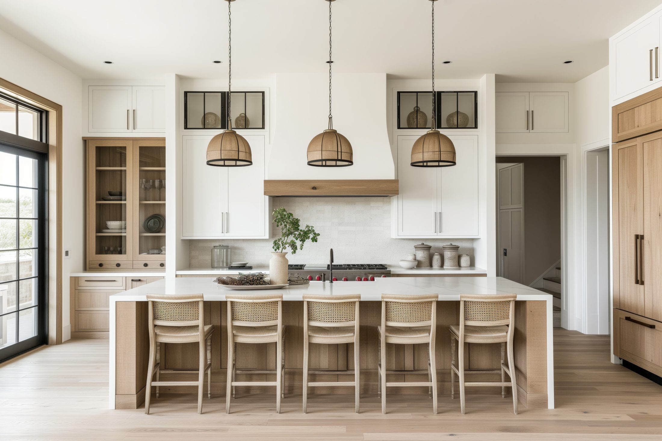 Bright, welcoming kitchen and bath showroom interior